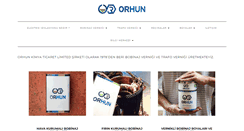 Desktop Screenshot of orhunkimya.com